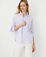 Tall Stripe Relaxed Perfect Shirt carousel Product Image 3