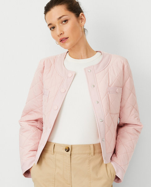 Petite AT Weekend Quilted Framed Jacket