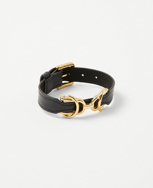 Horsebit Leather Bracelet
