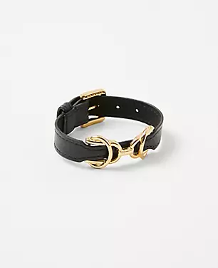 Horsebit Leather Bracelet carousel Product Image 1