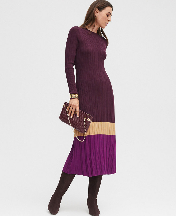 Free people colorblock sweater dress on sale