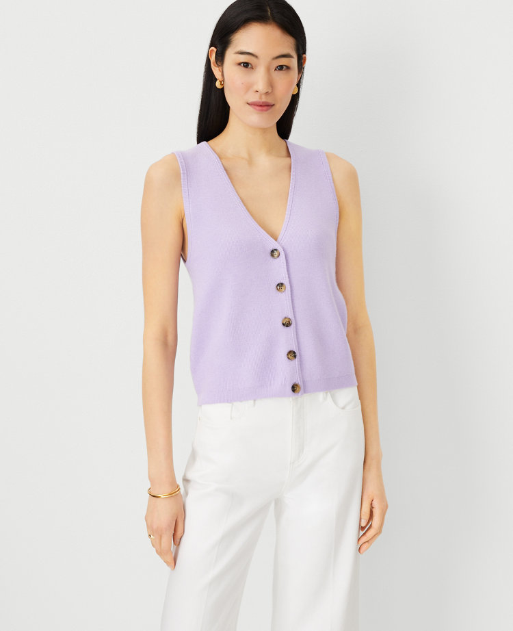 Ribbed Sweater Vest