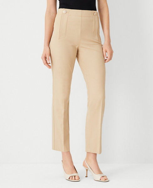 The Petite Pencil Sailor Pant in Twill