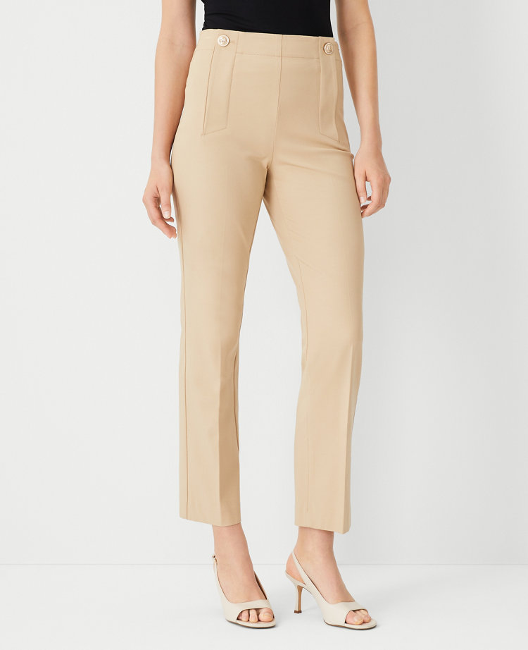 The Petite Pencil Sailor Pant in Twill