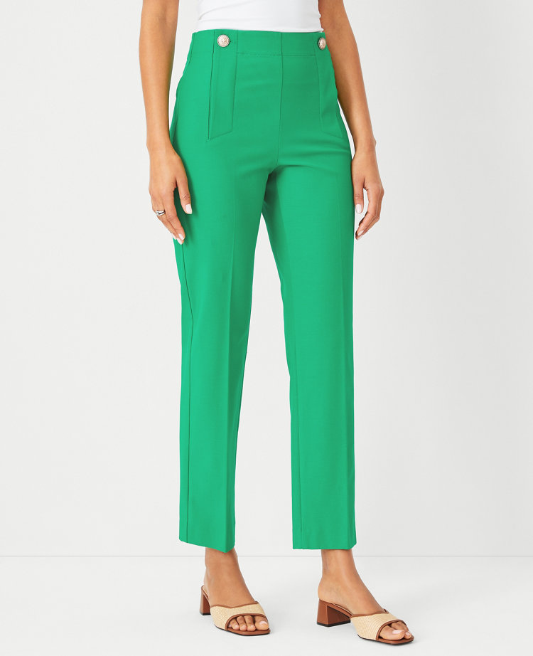 The Petite Pencil Sailor Pant in Twill