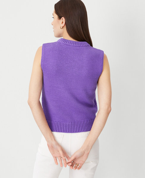 Petite Textured Sweater Shell