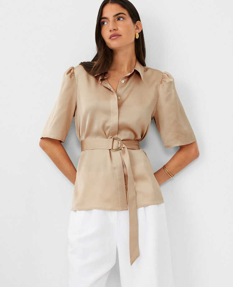 Belted Tunic Shirt