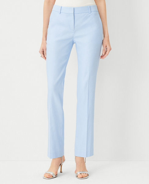 The Mid Rise Straight Pant in Linen Twill - Curvy Fit