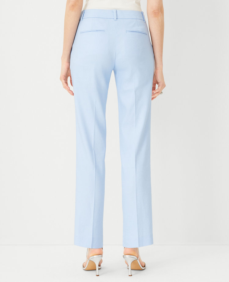 The Mid Rise Straight Pant in Linen Twill - Curvy Fit