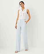 The Petite Straight Sailor Pant in Crosshatch carousel Product Image 1