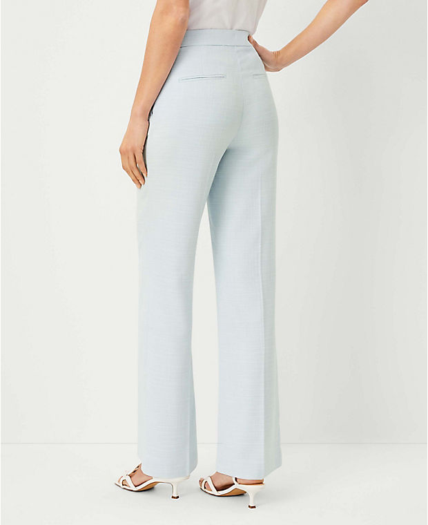 The Petite Straight Sailor Pant in Crosshatch