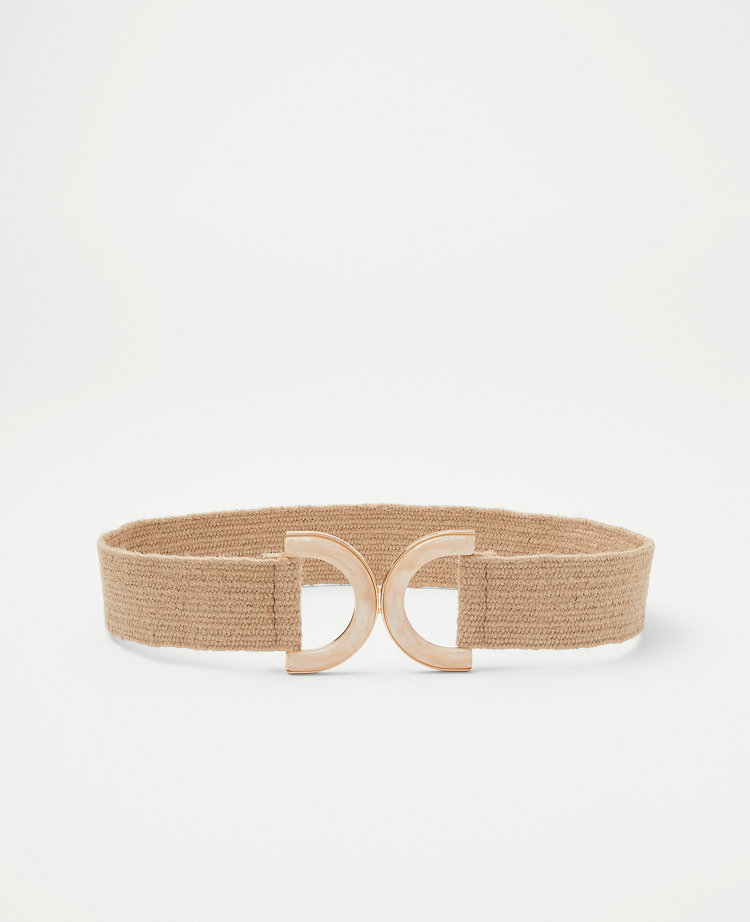 Acetate Buckle Stretch Belt