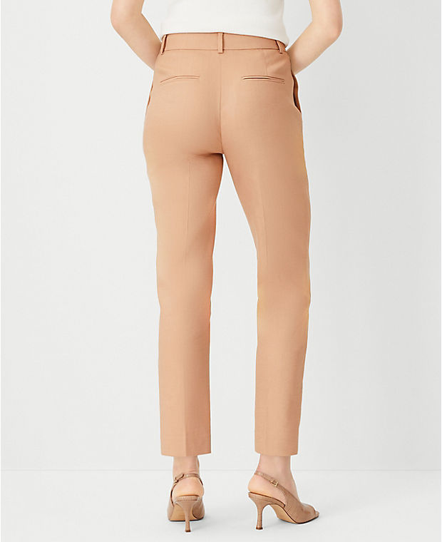 The Petite High Rise Pencil Pant in Linen Twill