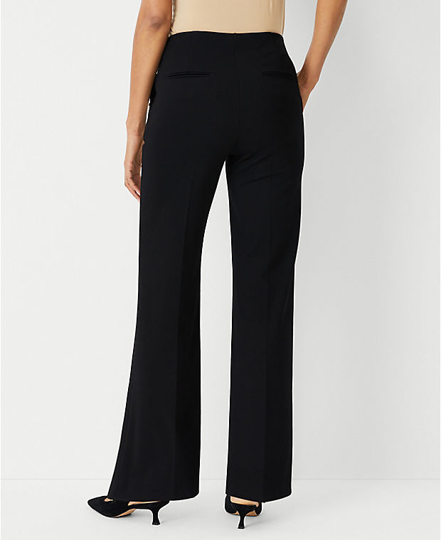 The Petite Sailor Straight Pant in Knit - Curvy Fit