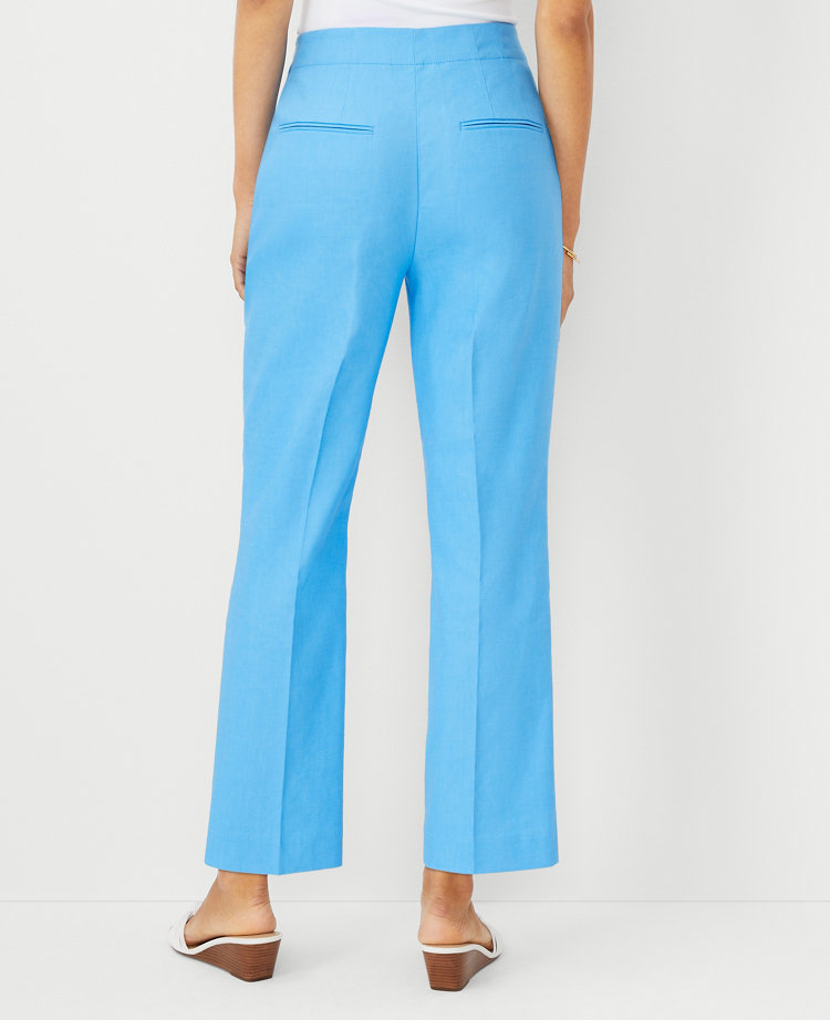 The Petite Pencil Sailor Pant in Linen Twill - Curvy Fit