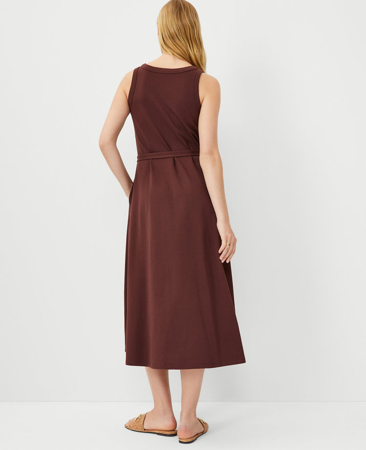 Petite AT Weekend Jersey Trapeze Midi Dress