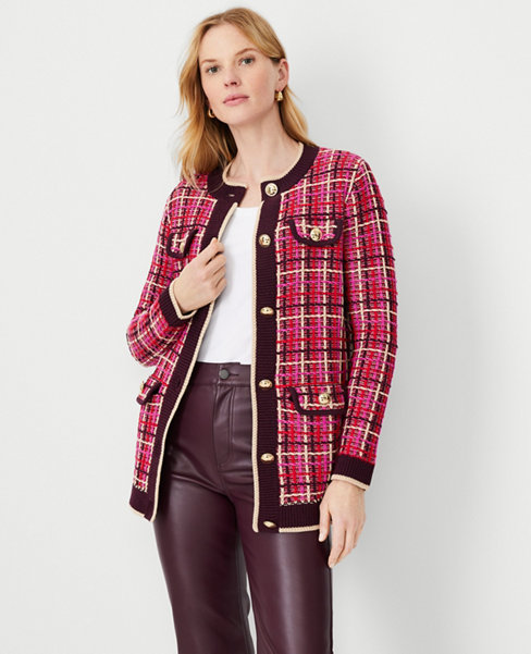 35 Chanel tweed pink jacket ideas  pink tweed jacket, tweed jacket outfit,  pink jacket