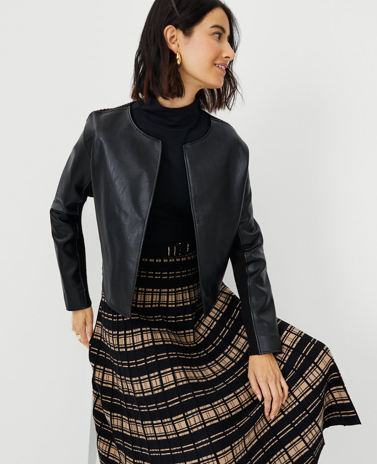 Ann taylor 2025 black jacket