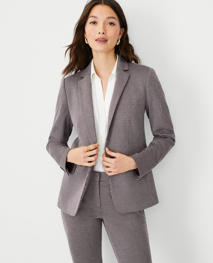 Annie houndstooth structured blazer – FHB