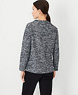 Textured Boucle Shoulder Button Sweater carousel Product Image 2