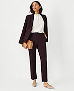 The Side Zip Ankle Pant in Fluid Crepe carousel Product Image 3