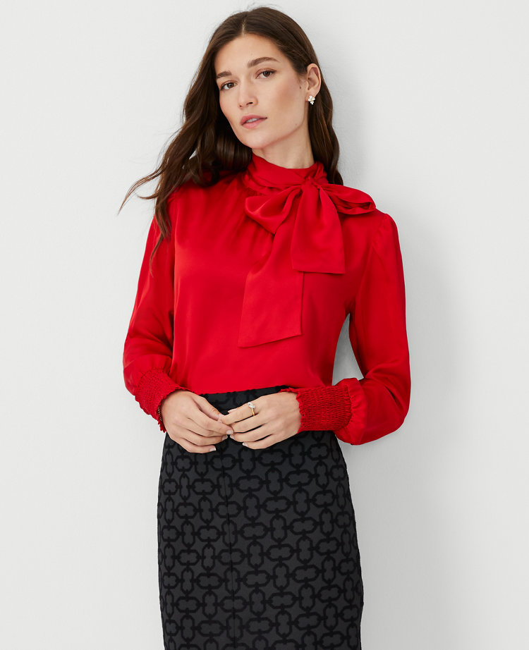 Ann taylor red sales dress