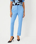 The Petite High Rise Eva Ankle Pant in Double Knit carousel Product Image 2