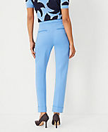 The Petite High Rise Eva Ankle Pant in Double Knit carousel Product Image 3