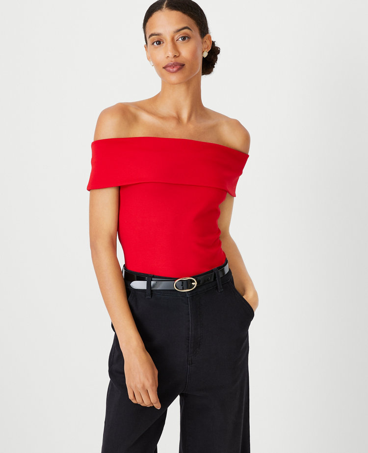 Off-the-shoulder top