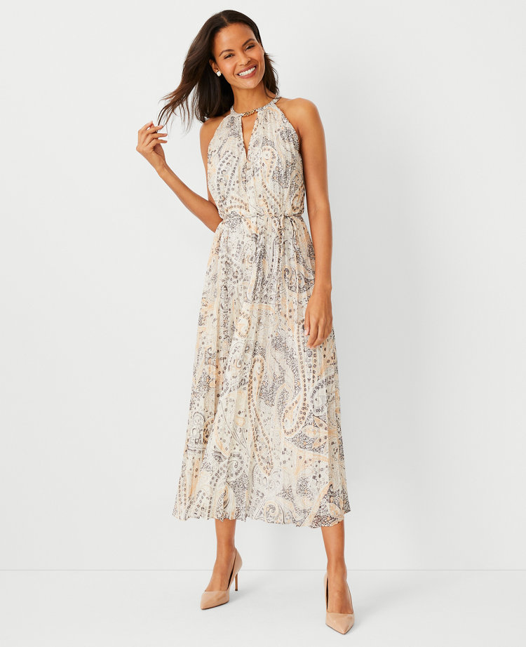 Ann taylor shop halter dress