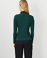 Ruched Mock Neck Top carousel Product Image 2