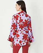 Floral Belted Kimono carousel Product Image 2