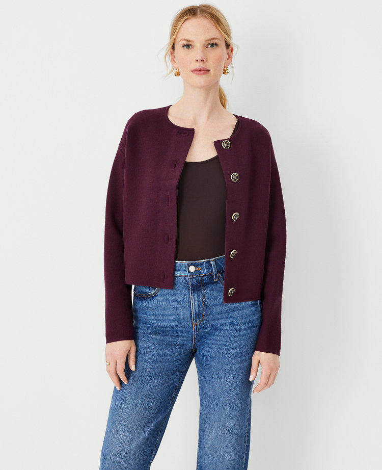 Refined Sweater Jacket