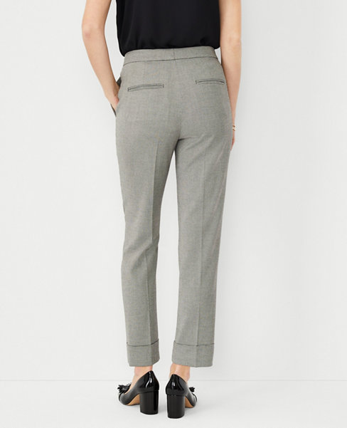 The High Rise Eva Ankle Pant in Twill - Curvy Fit