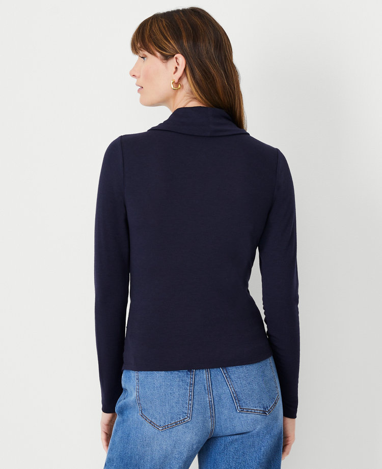 Shawl Collar Wrap Top