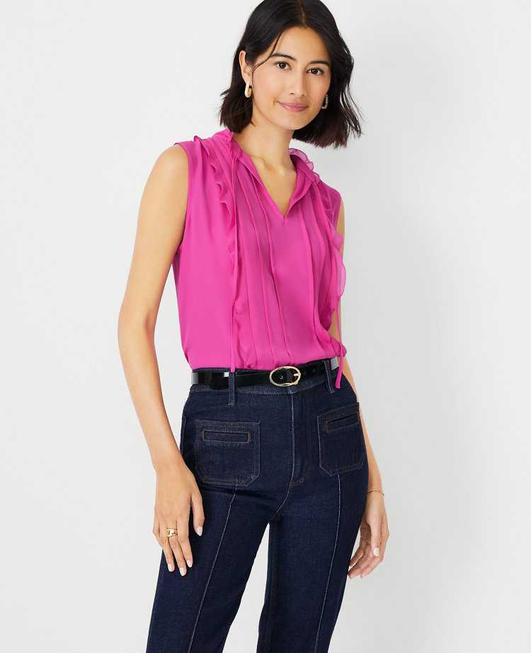 Women's Pink Tops, Blouses & Shirts | Ann Taylor