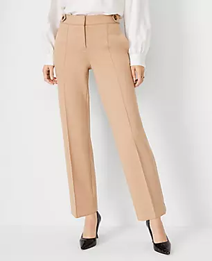 The Tab Waist Straight Ankle Pant carousel Product Image 1