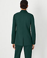 The Notched Two Button Blazer in Double Knit carousel Product Image 2