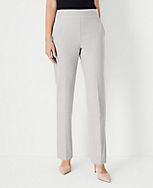 The Petite High Rise Side Zip Straight Pant in Bi-Stretch - Curvy Fit carousel Product Image 1