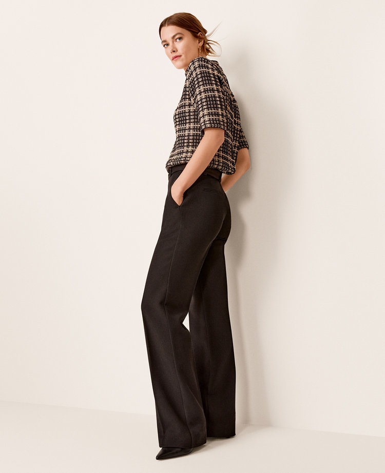 The Belted Boot Pant in Stretch Twill