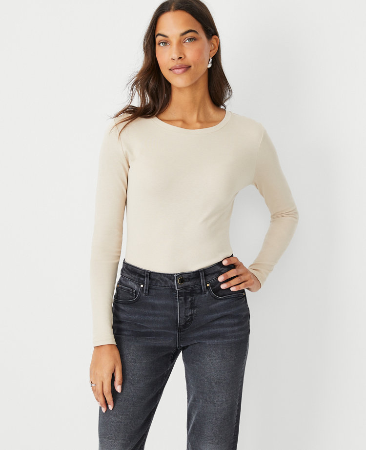 Long Sleeve Crew Neck Top