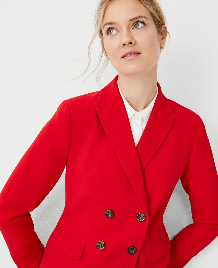 Women's short hot sale fitted blazer