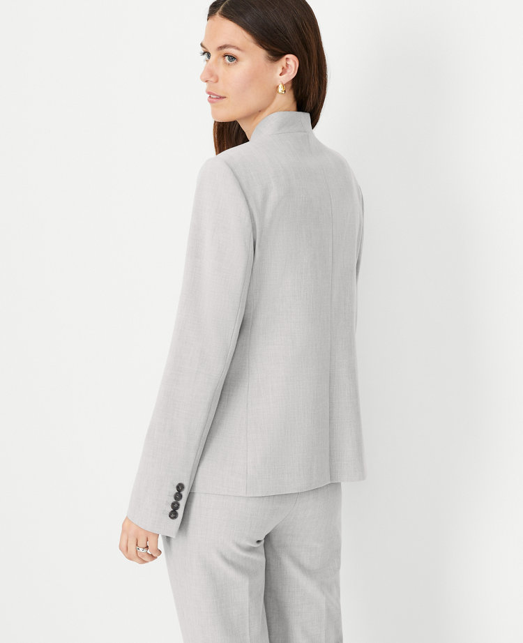 The Petite Cutaway Blazer in Bi-Stretch