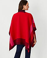 Colorblock Open Poncho carousel Product Image 2