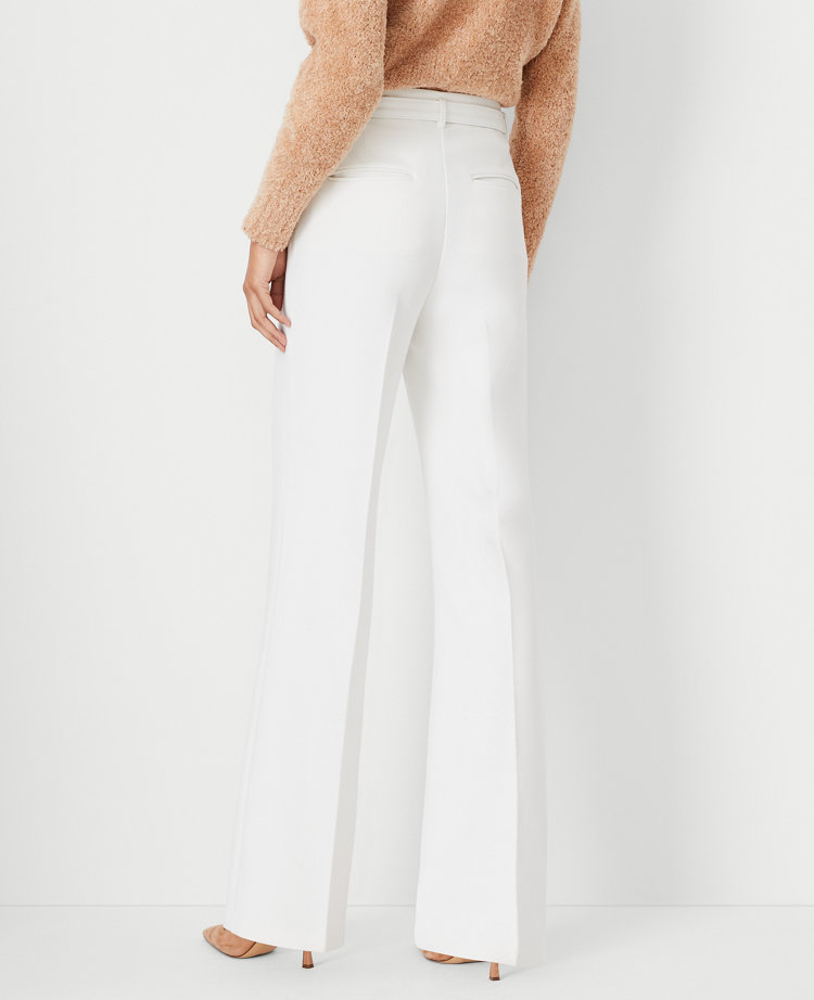 KLAUS FITTED HIGH-WAIST PANTS - PETITE (BONE)