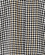 Houndstooth Mock Tie Neck Puff Sleeve Top carousel Product Image 4