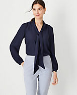 Tie Neck Popover carousel Product Image 1