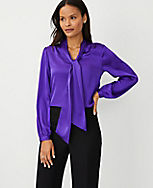 Tie Neck Popover carousel Product Image 1