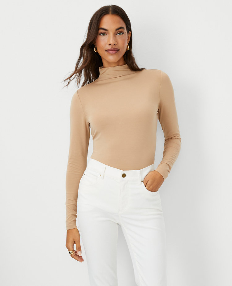 Long Sleeve Turtleneck Top