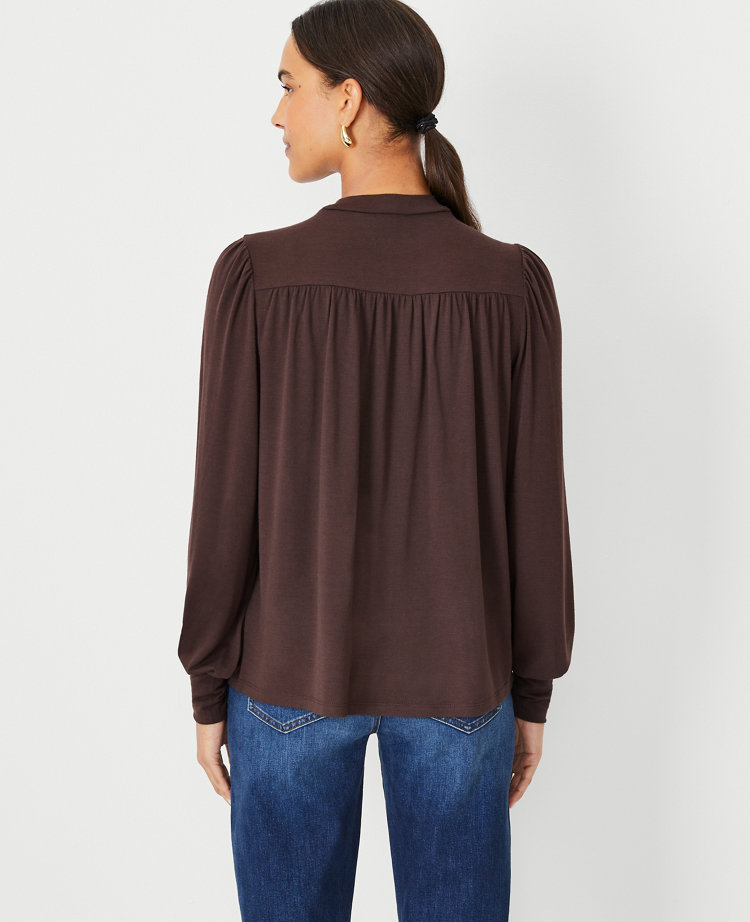 Women's Brown Tops, Blouses & Shirts Ann Taylor